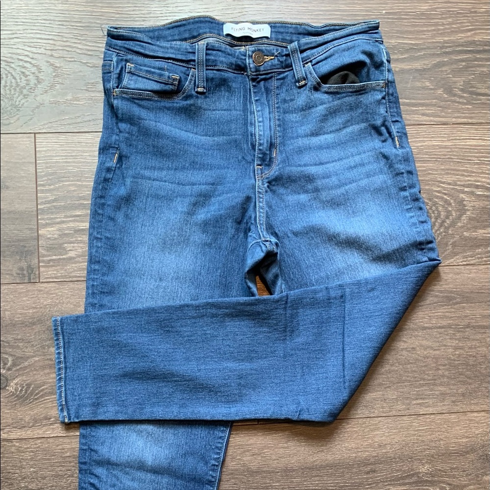 Flying monkey skinny jeans